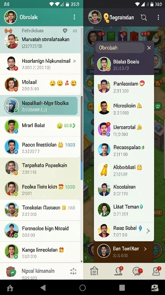 Mode multiplayer yang seru dan kompetitif.