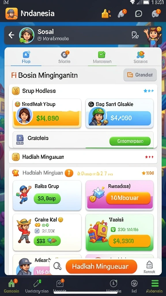 Karakter yang dapat diupgrade di 666F.