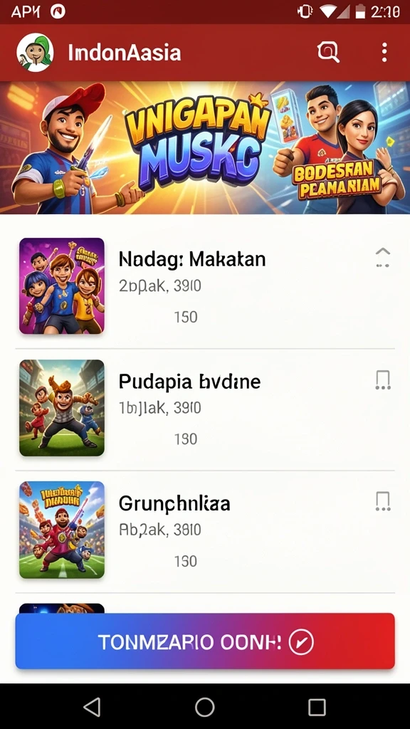 Mode kompetisi yang seru dan menantang.