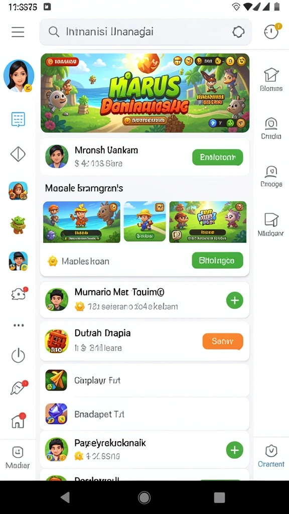 Banyak mode permainan seru untuk dipilih.