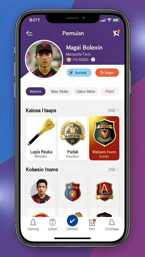 Screenshot menunjukkan karakter utama dalam aksi.
