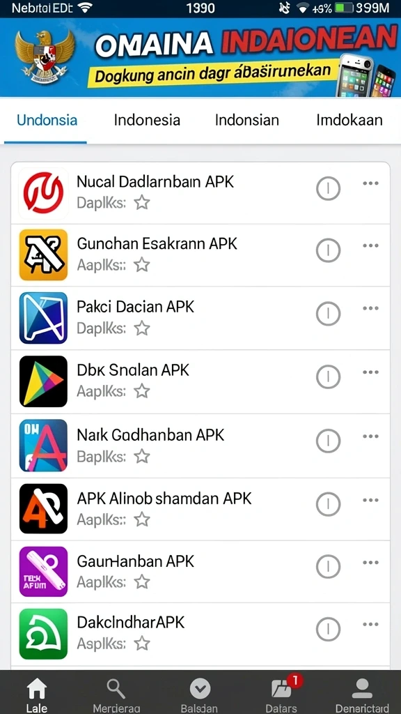 Tampilan antarmuka yang user-friendly dan responsif.