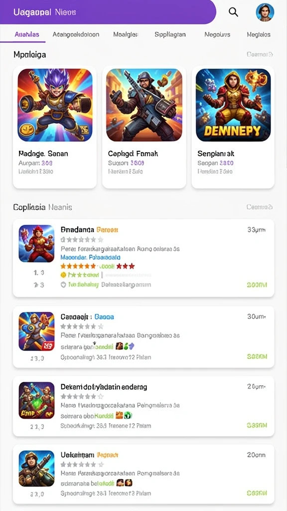 Grafis game yang memukau dan efek suara yang realistis.