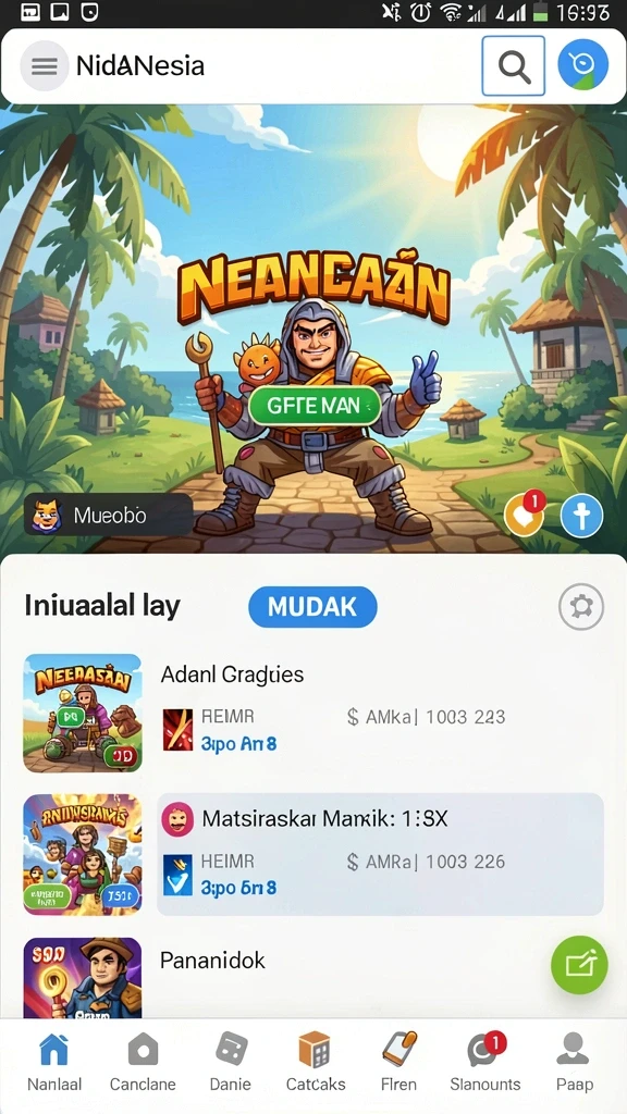 Fitur bonus harian yang menggugah selera.