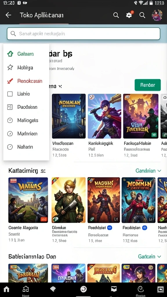 Tangkapan layar menampilkan fase awal permainan yang mengasyikkan.