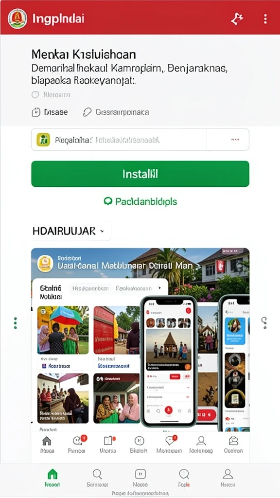 Menu turnamen dengan hadiah menarik setiap hari.