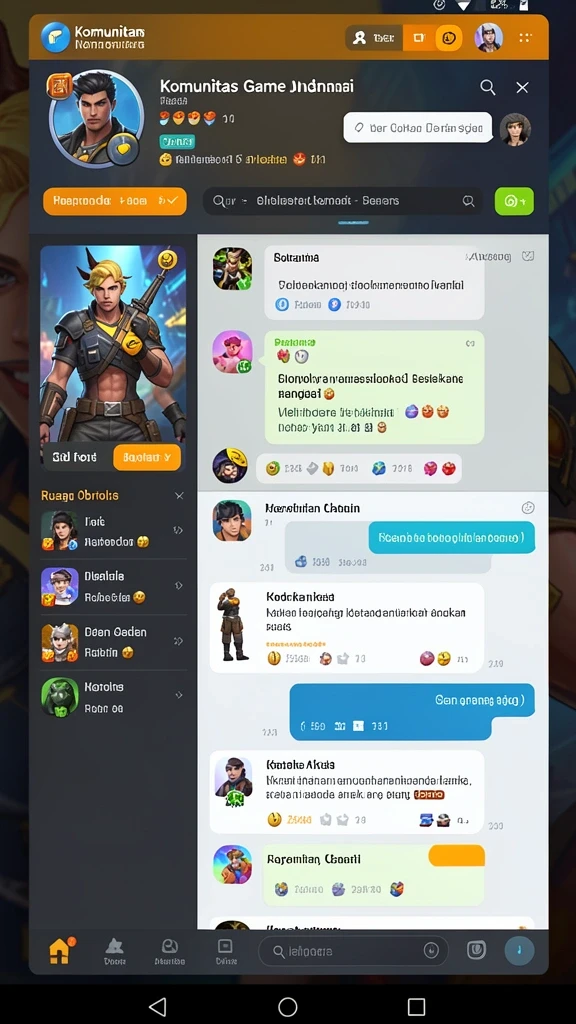 Tantangan seru dalam mode multiplayer.