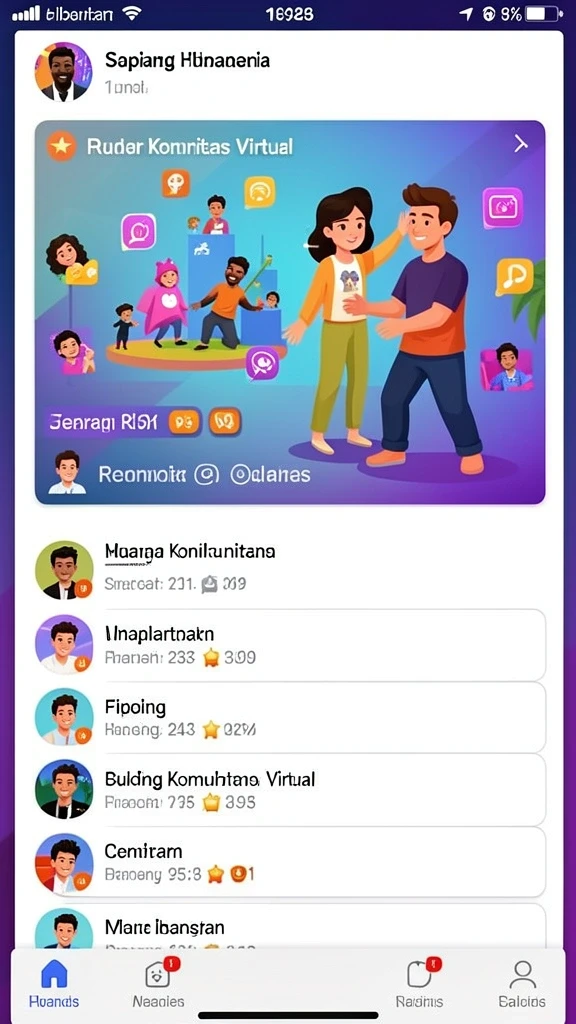 Tampilan antarmuka yang menarik dan user-friendly.