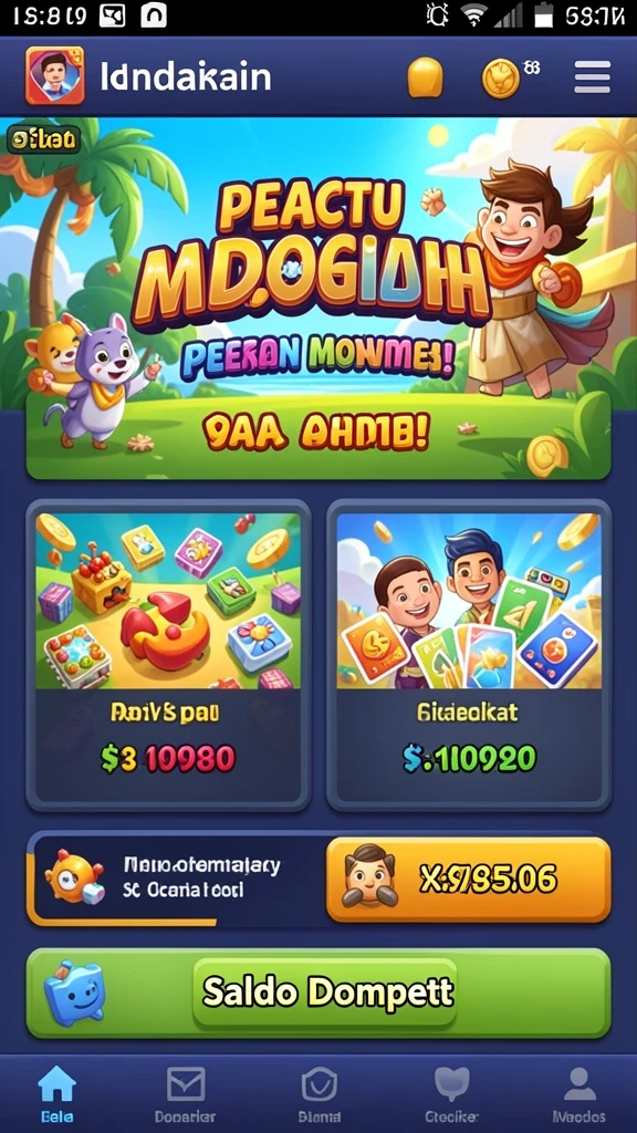 Berbagai pilihan permainan yang seru dan menantang.