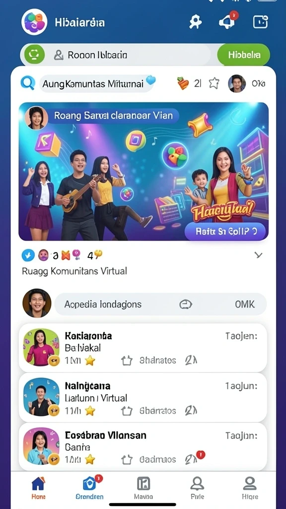Tampilan antarmuka pengguna yang intuitif.