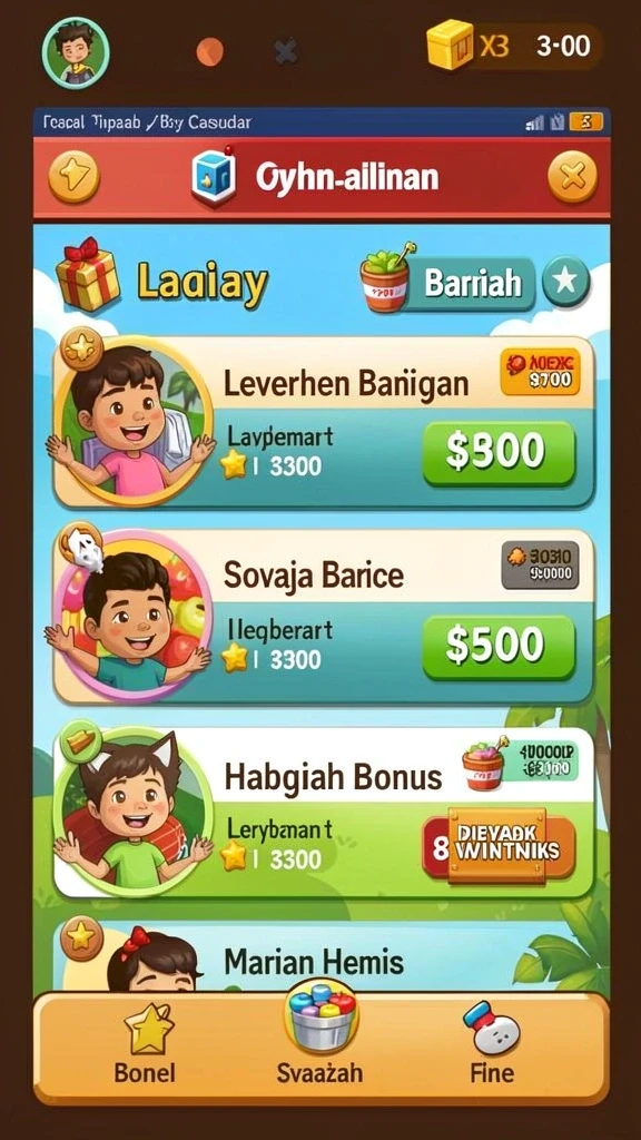 Level baru yang memberikan tantangan lebih.