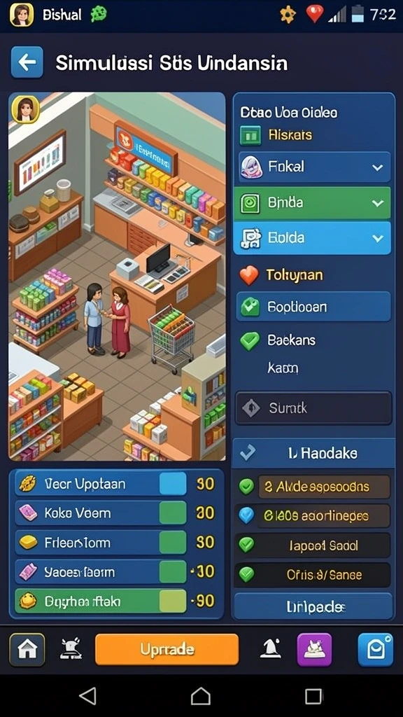 Tampilan antarmuka yang user-friendly dan menarik.