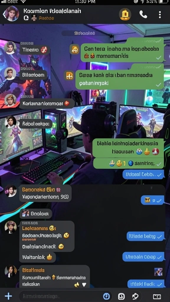Fitur komunitas yang memudahkan interaksi antar pemain.