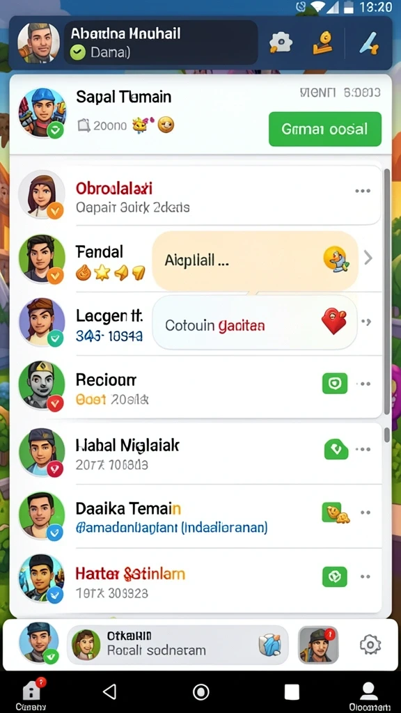 Tampilan antarmuka yang menarik dan intuitif.