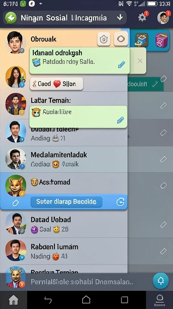 Karakter dengan kustomisasi yang beragam dan menarik.