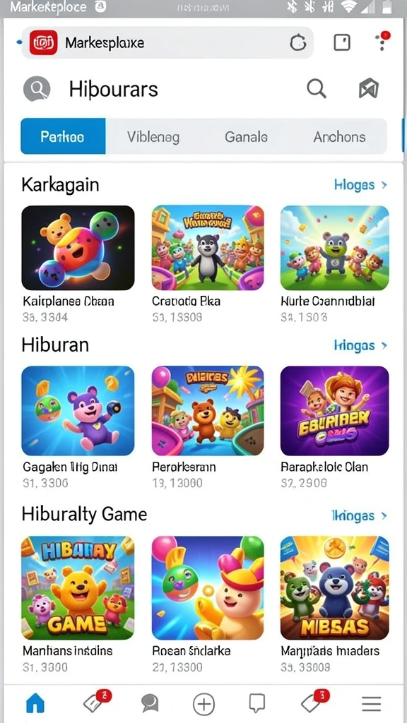 Tampilan grafis yang memukau dan berwarna.