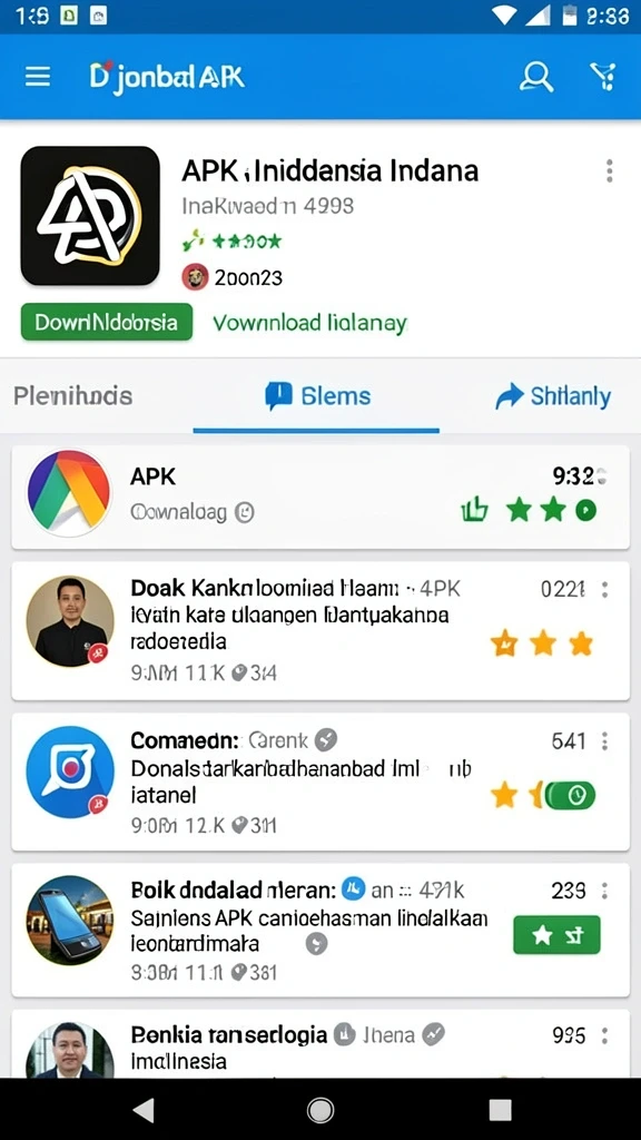 Screenshot fitur chat antara pemain saat bermain.