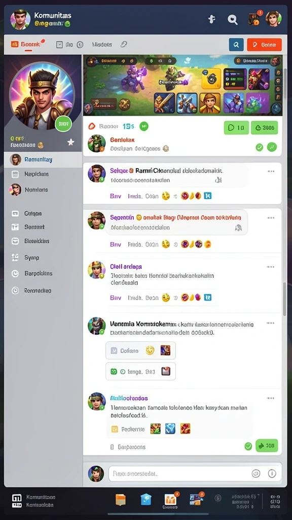 Screenshot turnamen yang menunjukkan hadiah yang tersedia.