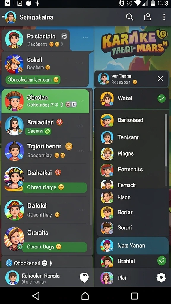 Tangkapan layar menampilkan serangan combo yang spektakuler.
