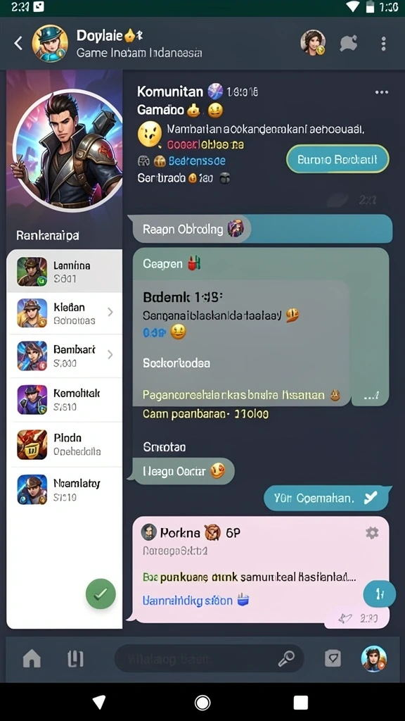 Antarmuka pengguna yang menarik dan intuitif.