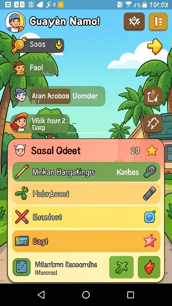 Karakter yang beragam untuk dipilih sesuai gaya bermain.